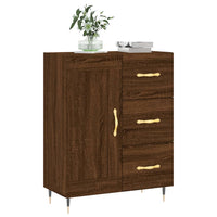 Thumbnail for Sideboard Braun Eichen-Optik 69,5x34x90 cm Holzwerkstoff