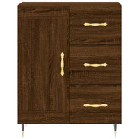 Thumbnail for Sideboard Braun Eichen-Optik 69,5x34x90 cm Holzwerkstoff