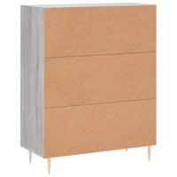 Thumbnail for Sideboard Grau Sonoma 69,5x34x90 cm Holzwerkstoff