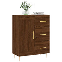 Thumbnail for Sideboard Braun Eichen-Optik 69,5x34x90 cm Holzwerkstoff