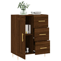 Thumbnail for Sideboard Braun Eichen-Optik 69,5x34x90 cm Holzwerkstoff