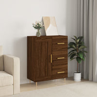 Thumbnail for Sideboard Braun Eichen-Optik 69,5x34x90 cm Holzwerkstoff