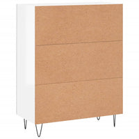 Thumbnail for Sideboard Hochglanz-Weiß 69,5x34x90 cm Holzwerkstoff
