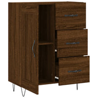Thumbnail for Sideboard Braun Eichen-Optik 69,5x34x90 cm Holzwerkstoff