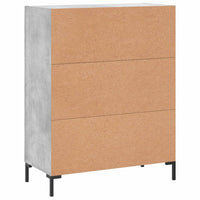 Thumbnail for Sideboard Betongrau 69,5x34x90 cm Holzwerkstoff