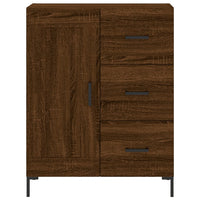 Thumbnail for Sideboard Braun Eichen-Optik 69,5x34x90 cm Holzwerkstoff