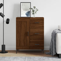 Thumbnail for Sideboard Braun Eichen-Optik 69,5x34x90 cm Holzwerkstoff