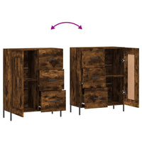 Thumbnail for Sideboard Räuchereiche 69,5x34x90 cm Holzwerkstoff