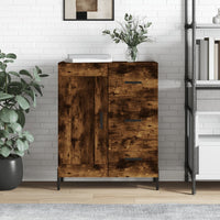 Thumbnail for Sideboard Räuchereiche 69,5x34x90 cm Holzwerkstoff