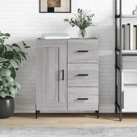 Thumbnail for Sideboard Grau Sonoma 69,5x34x90 cm Holzwerkstoff
