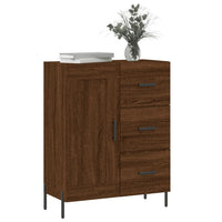 Thumbnail for Sideboard Braun Eichen-Optik 69,5x34x90 cm Holzwerkstoff