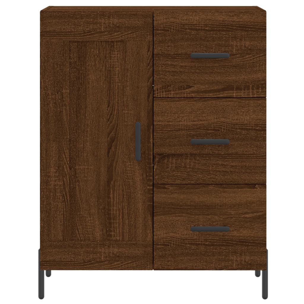 Sideboard Braun Eichen-Optik 69,5x34x90 cm Holzwerkstoff