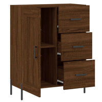 Thumbnail for Sideboard Braun Eichen-Optik 69,5x34x90 cm Holzwerkstoff