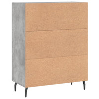 Thumbnail for Sideboard Betongrau 69,5x34x90 cm Holzwerkstoff