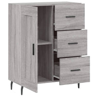 Thumbnail for Sideboard Grau Sonoma 69,5x34x90 cm Holzwerkstoff