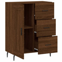 Thumbnail for Sideboard Braun Eichen-Optik 69,5x34x90 cm Holzwerkstoff