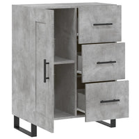 Thumbnail for Sideboard Betongrau 69,5x34x90 cm Holzwerkstoff
