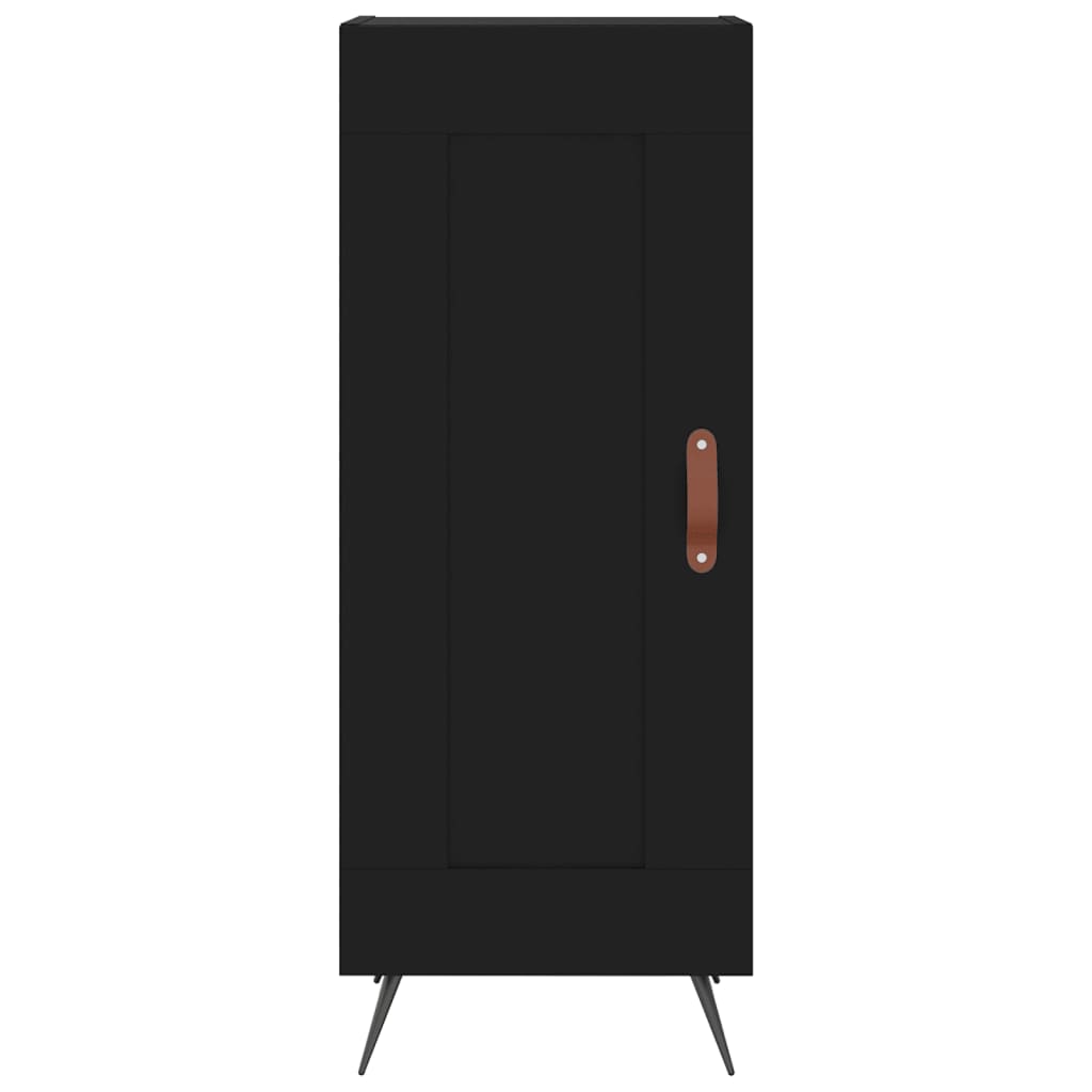 Sideboard Schwarz 34,5x34x90 cm Holzwerkstoff