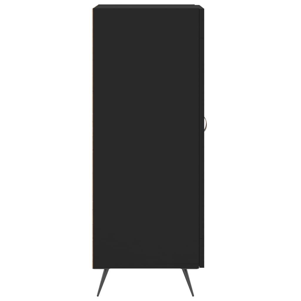 Sideboard Schwarz 34,5x34x90 cm Holzwerkstoff