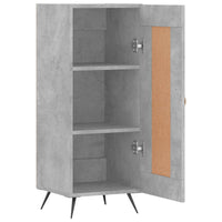 Thumbnail for Sideboard Betongrau 34,5x34x90 cm Holzwerkstoff