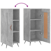 Thumbnail for Sideboard Betongrau 34,5x34x90 cm Holzwerkstoff