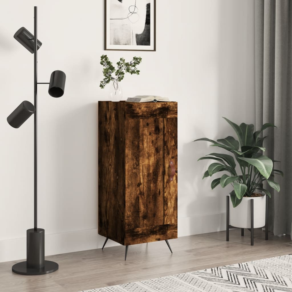 Sideboard Räuchereiche 34,5x34x90 cm Holzwerkstoff