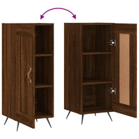 Thumbnail for Sideboard Braun Eichen-Optik 34,5x34x90 cm Holzwerkstoff