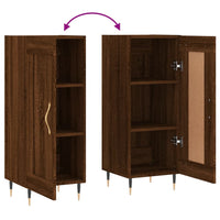 Thumbnail for Sideboard Braun Eichen-Optik 34,5x34x90 cm Holzwerkstoff