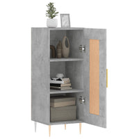 Thumbnail for Sideboard Betongrau 34,5x34x90 cm Holzwerkstoff