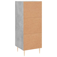 Thumbnail for Sideboard Betongrau 34,5x34x90 cm Holzwerkstoff