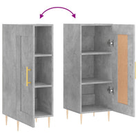 Thumbnail for Sideboard Betongrau 34,5x34x90 cm Holzwerkstoff