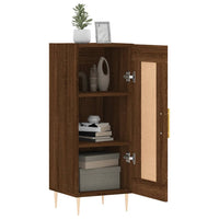 Thumbnail for Sideboard Braun Eichen-Optik 34,5x34x90 cm Holzwerkstoff