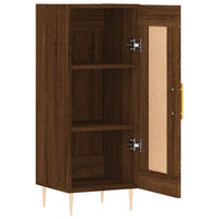 Thumbnail for Sideboard Braun Eichen-Optik 34,5x34x90 cm Holzwerkstoff