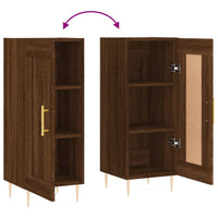 Thumbnail for Sideboard Braun Eichen-Optik 34,5x34x90 cm Holzwerkstoff