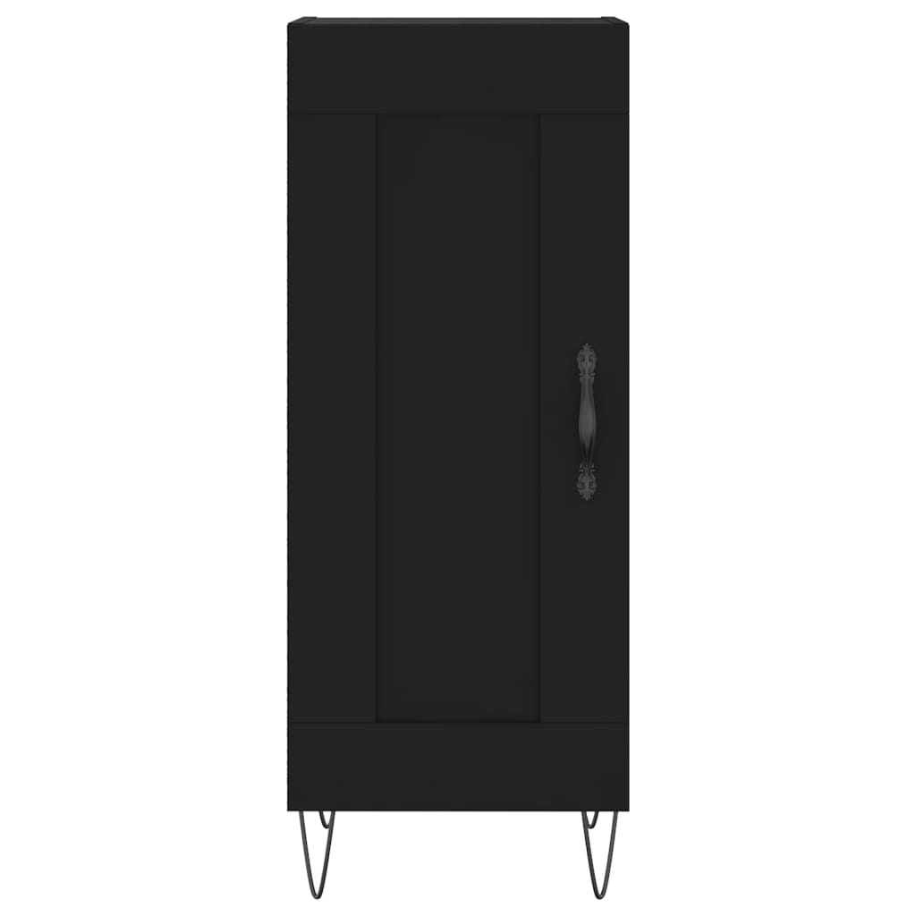 Sideboard Schwarz 34,5x34x90 cm Holzwerkstoff