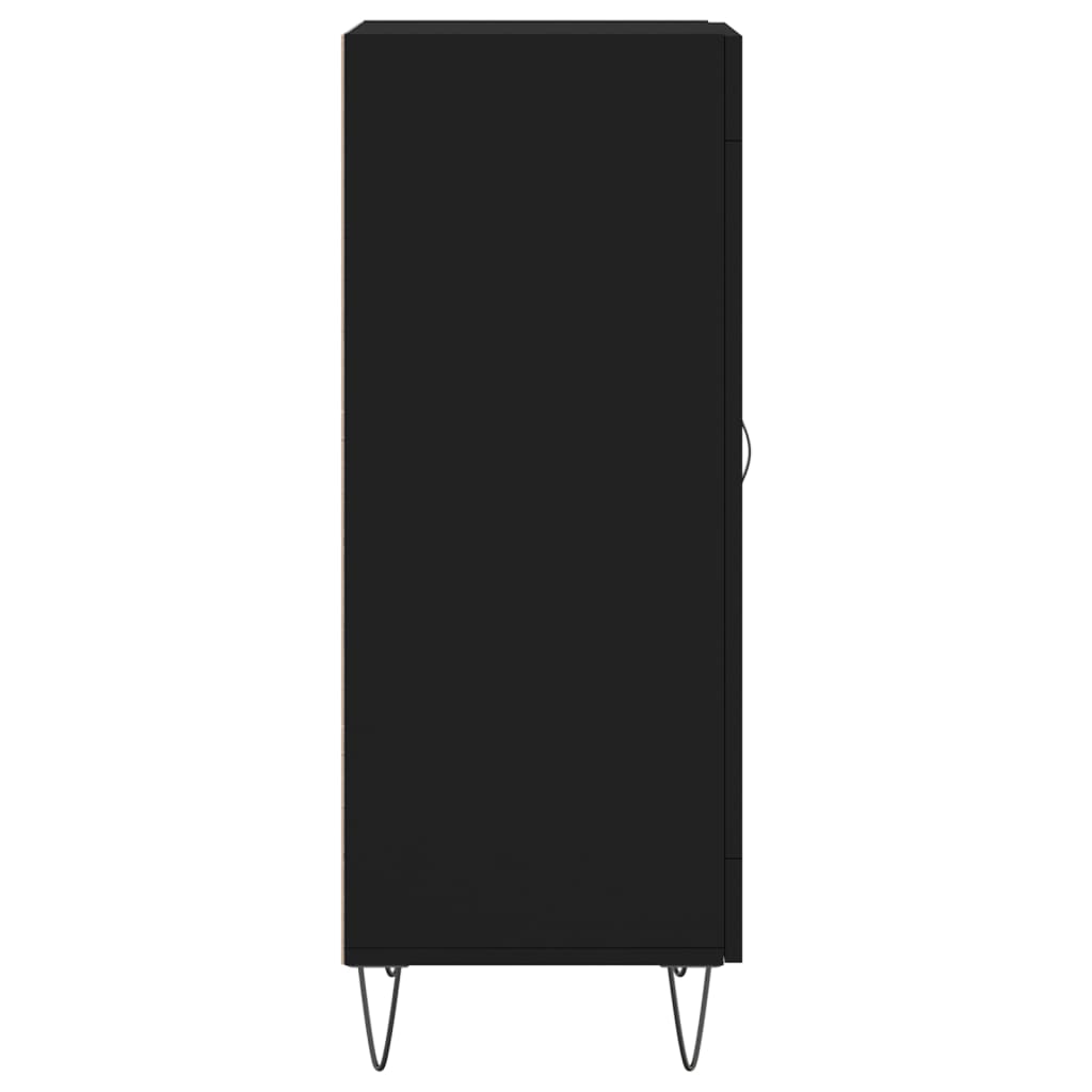 Sideboard Schwarz 34,5x34x90 cm Holzwerkstoff