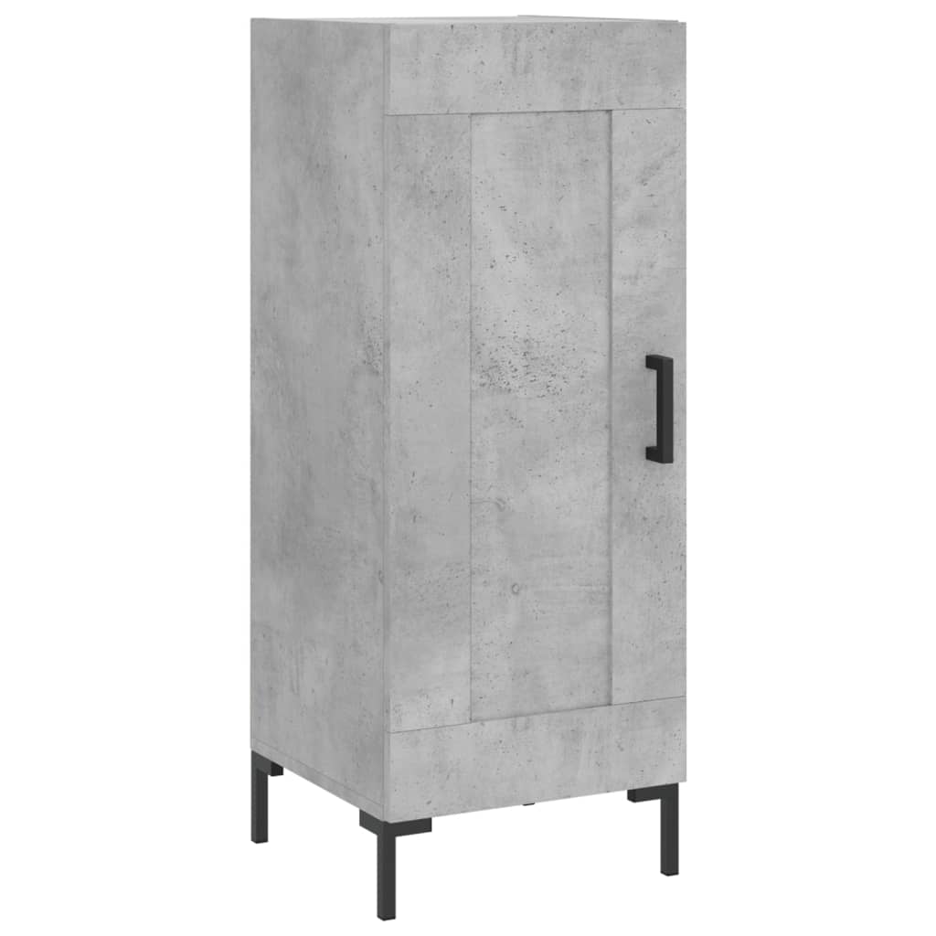 Sideboard Betongrau 34,5x34x90 cm Holzwerkstoff