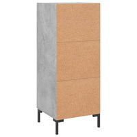 Thumbnail for Sideboard Betongrau 34,5x34x90 cm Holzwerkstoff
