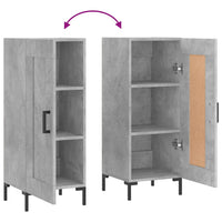 Thumbnail for Sideboard Betongrau 34,5x34x90 cm Holzwerkstoff