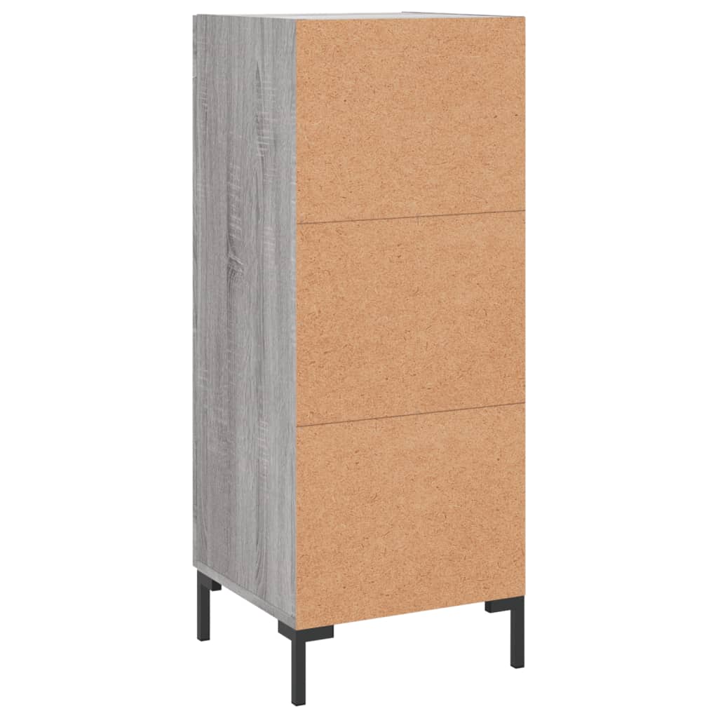 Sideboard Grau Sonoma 34,5x34x90 cm Holzwerkstoff