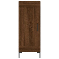 Thumbnail for Sideboard Braun Eichen-Optik 34,5x34x90 cm Holzwerkstoff