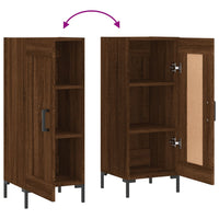 Thumbnail for Sideboard Braun Eichen-Optik 34,5x34x90 cm Holzwerkstoff