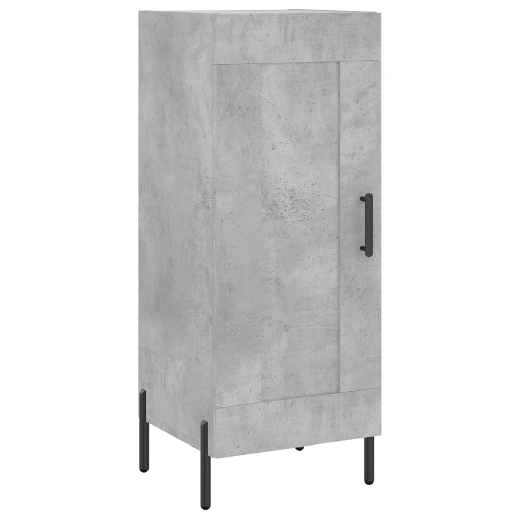 Sideboard Betongrau 34,5x34x90 cm Holzwerkstoff