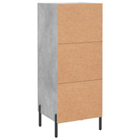 Thumbnail for Sideboard Betongrau 34,5x34x90 cm Holzwerkstoff