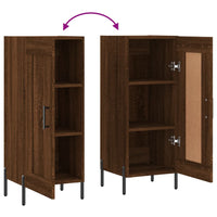 Thumbnail for Sideboard Braun Eichen-Optik 34,5x34x90 cm Holzwerkstoff
