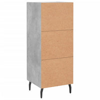 Thumbnail for Sideboard Betongrau 34,5x34x90 cm Holzwerkstoff