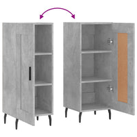 Thumbnail for Sideboard Betongrau 34,5x34x90 cm Holzwerkstoff