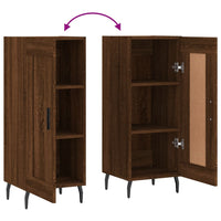 Thumbnail for Sideboard Braun Eichen-Optik 34,5x34x90 cm Holzwerkstoff