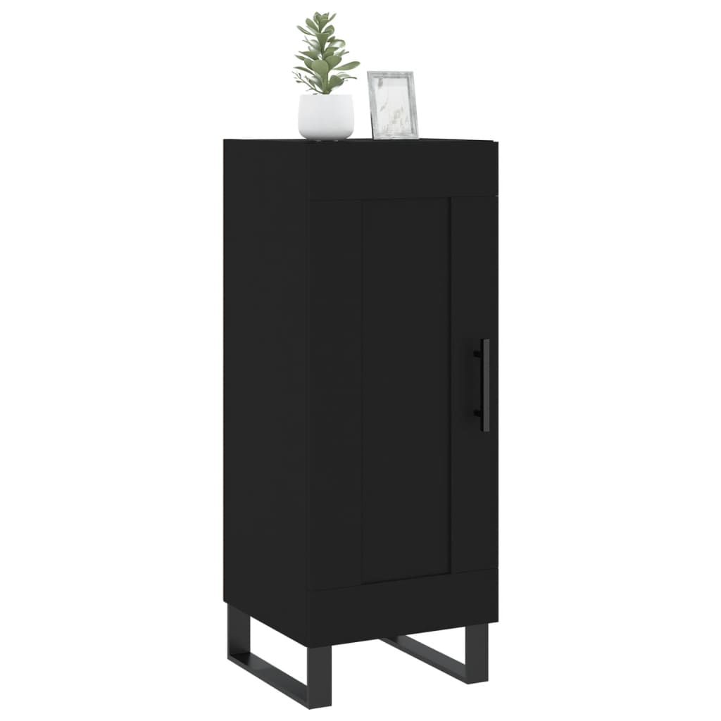 Sideboard Schwarz 34,5x34x90 cm Holzwerkstoff