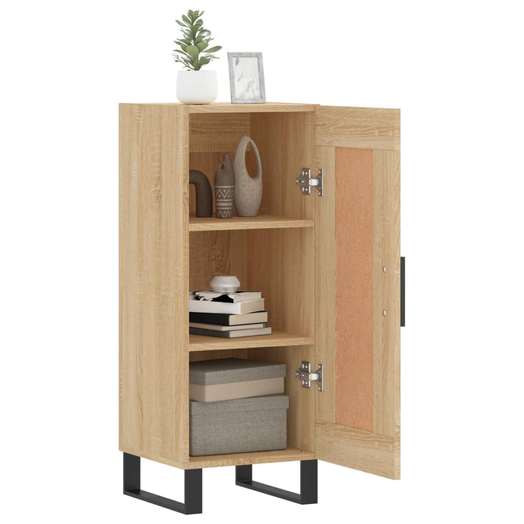 Sideboard Sonoma-Eiche 34,5x34x90 cm Holzwerkstoff